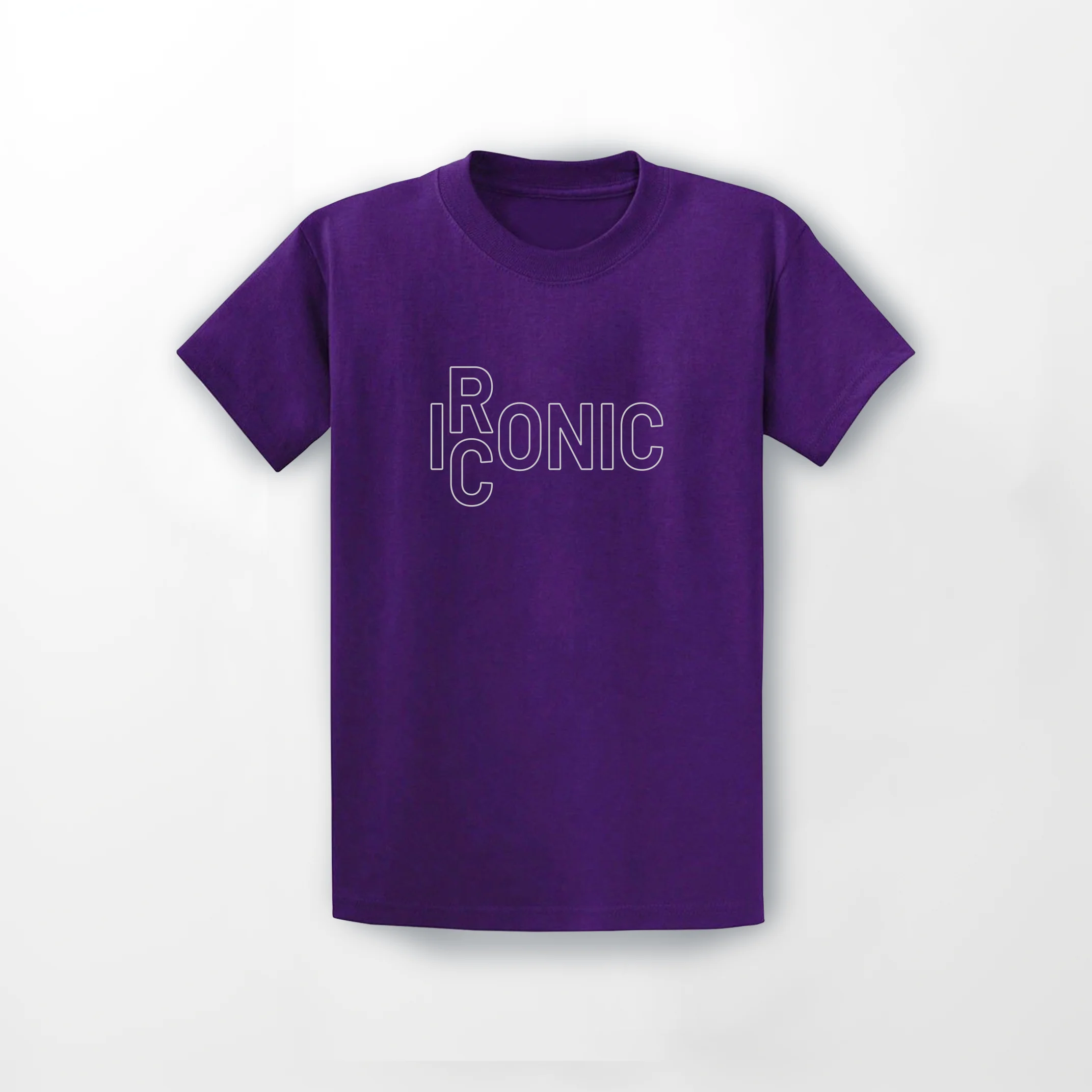 Ironic Typography Tee - Image 2